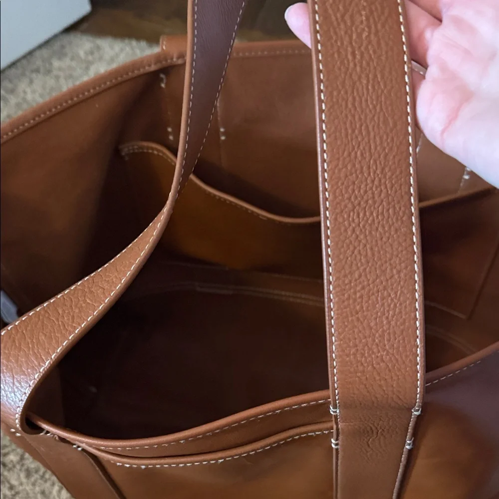 J.Crew Genuine Leather Tote / Shoulder Bag